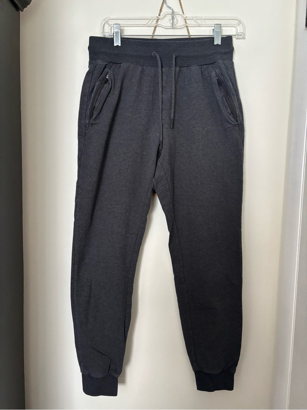 Women's Charcoal Drawstring Jogger Pants - Casual Track Sweatpants
